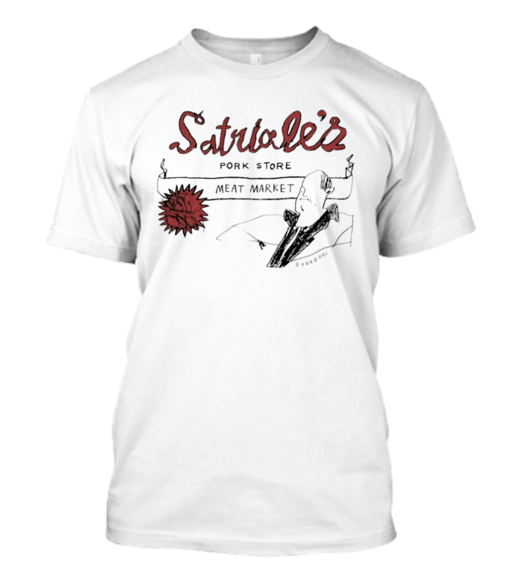 Satriale's Pork Store Meat Market Gabagool Drawing T-Shirt