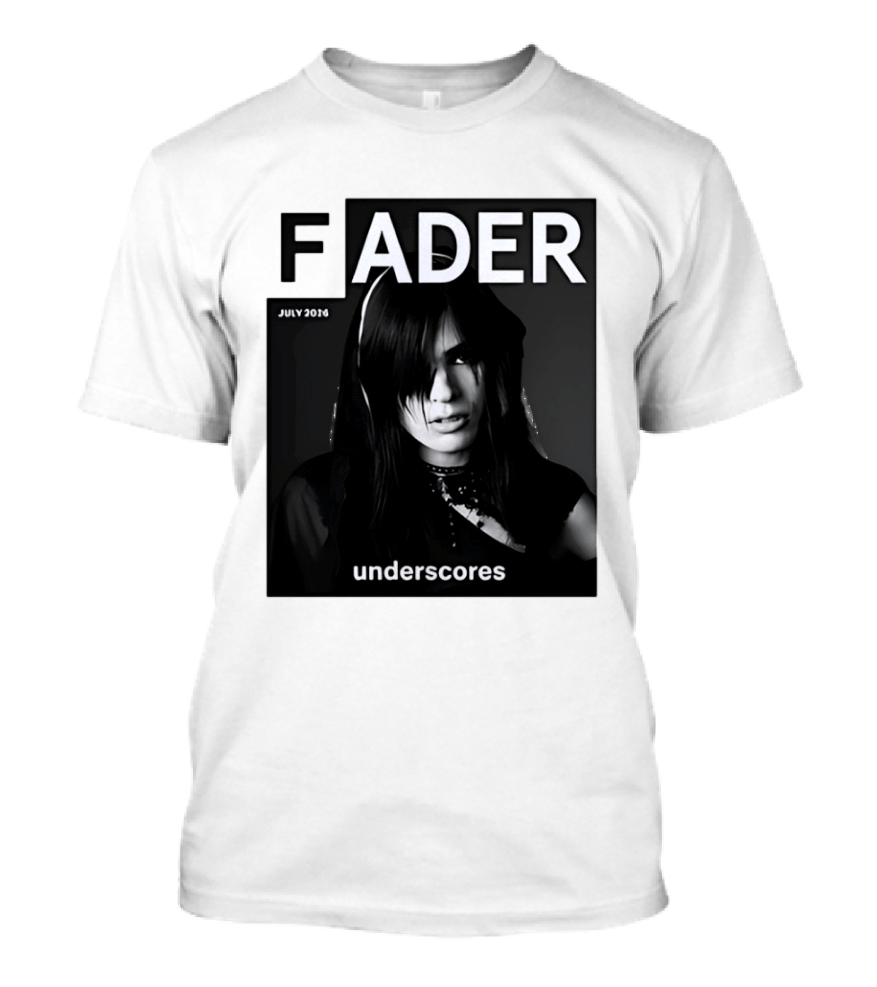 FADER Magazine July 2026 Cover Featuring Underscores T-Shirt