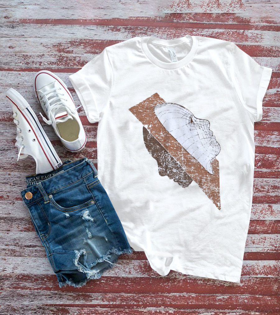 Wireframe Human Profile Collage Abstract Geometric Face T-Shirt