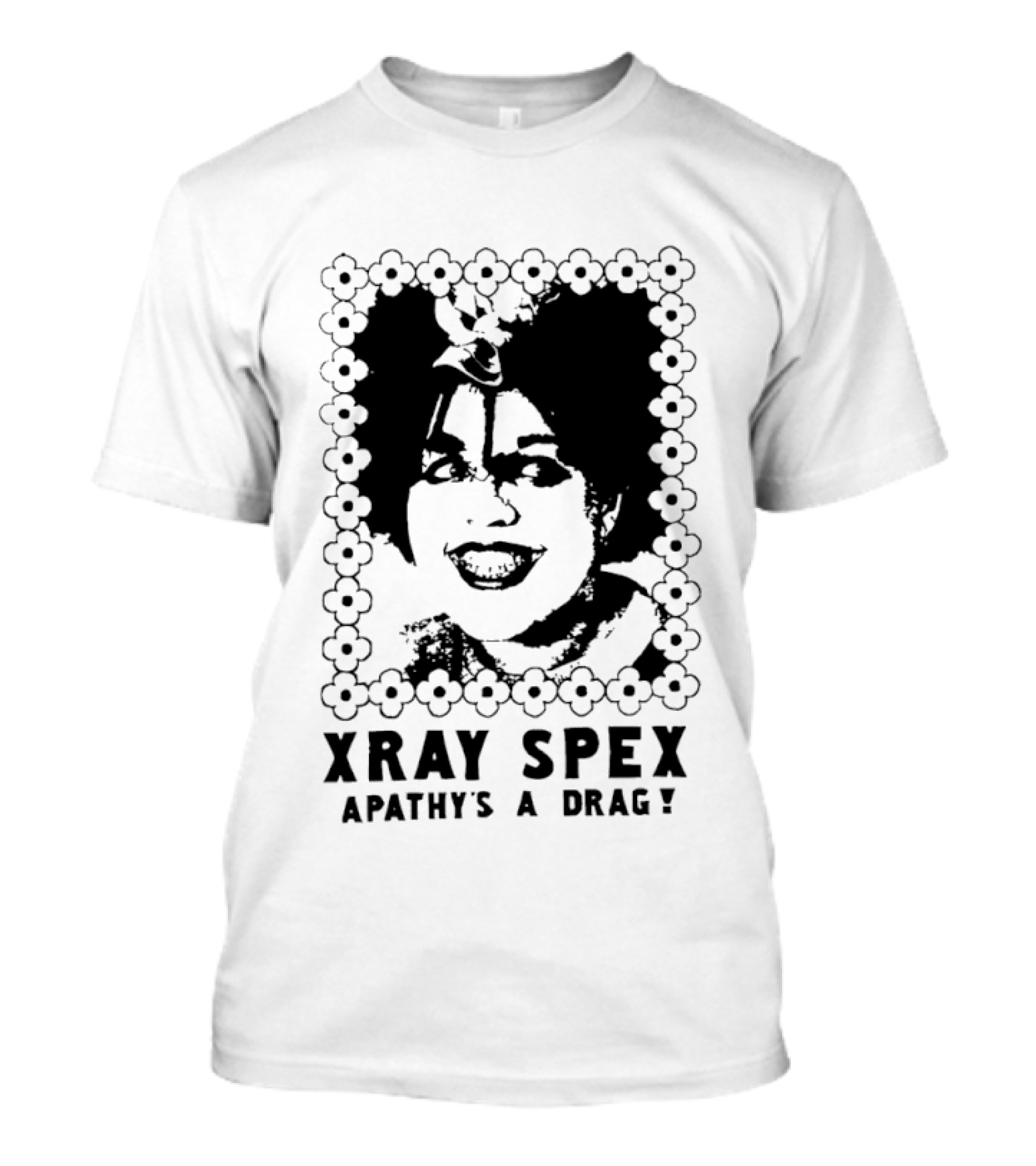 X Ray Spex Apathy's A Drag Poly Styrene Iconic Punk T-Shirt