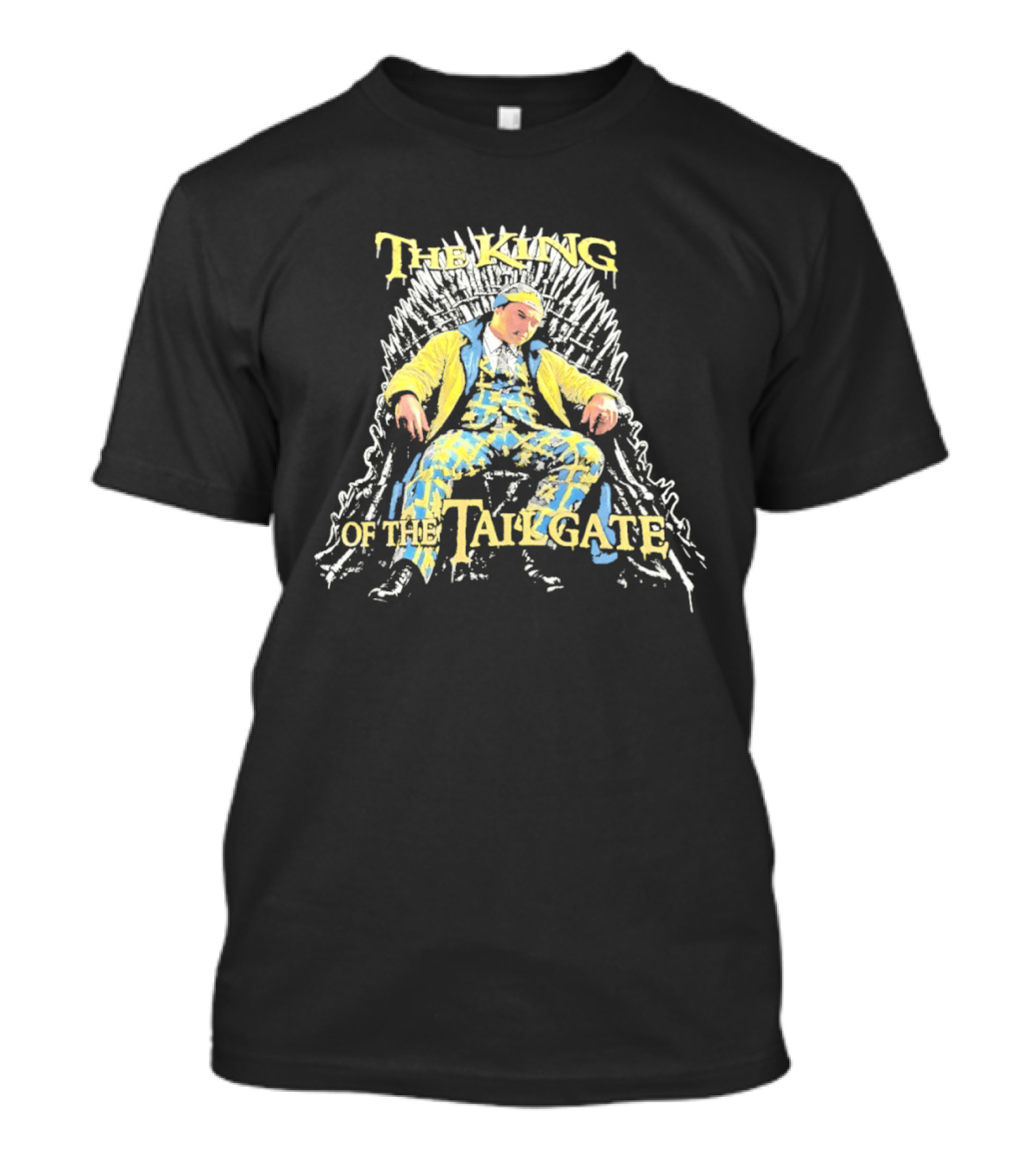 Jerry Lawler The King Of The Tailgate Throne Outfit T-Shirt