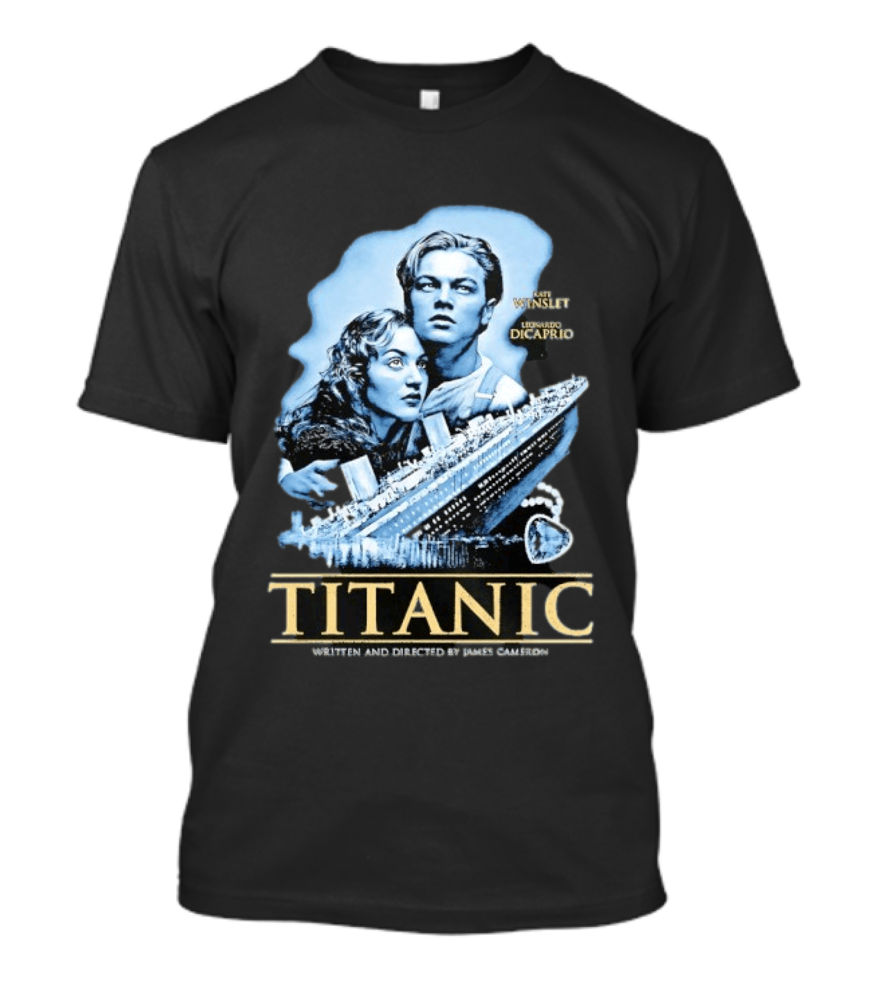 Titanic Kate Winslet Leonardo DiCaprio James Cameron Movie T-Shirt