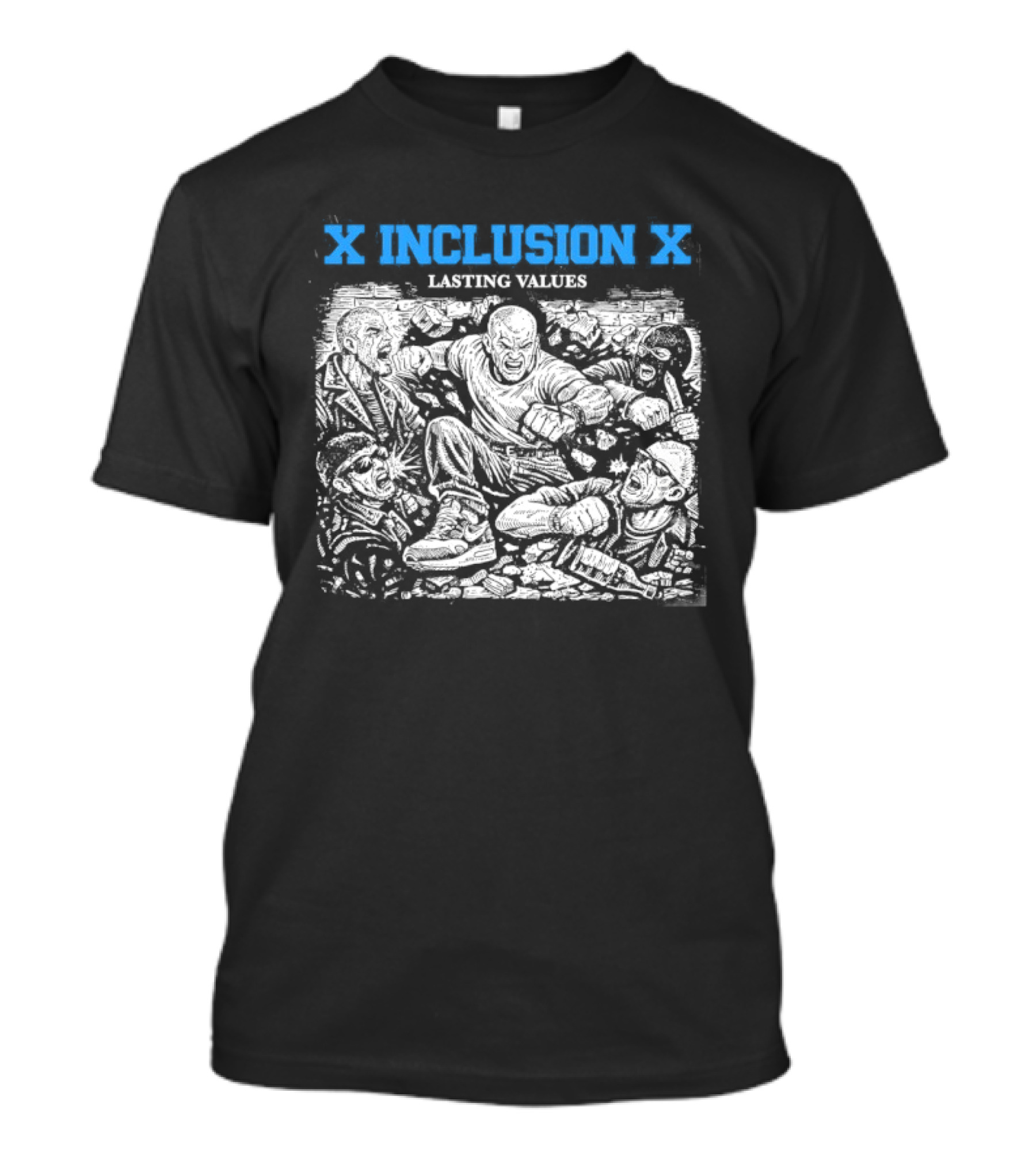 X Inclusion X Lasting Values Hardcore Strength Commitment T-Shirt