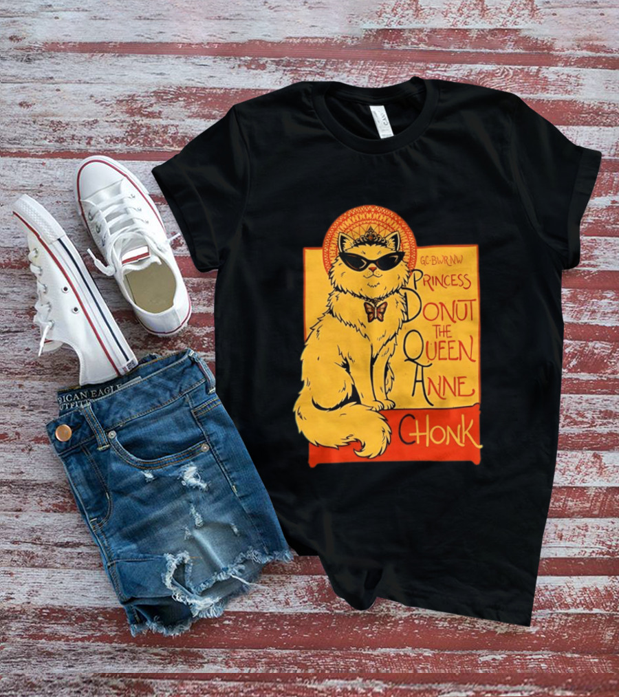Princess Donut The Queen Anne Chonk Dungeon Crawler Carl Cat T-Shirt