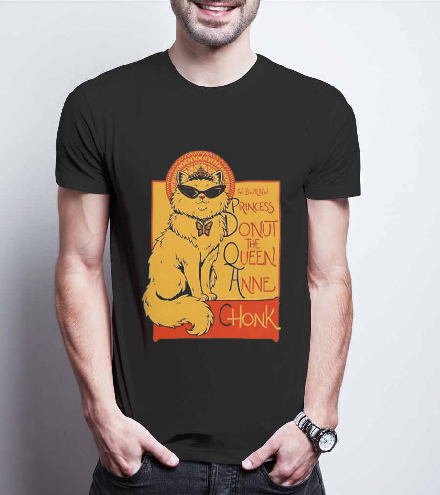 Princess Donut The Queen Anne Chonk Dungeon Crawler Carl Cat T-Shirt