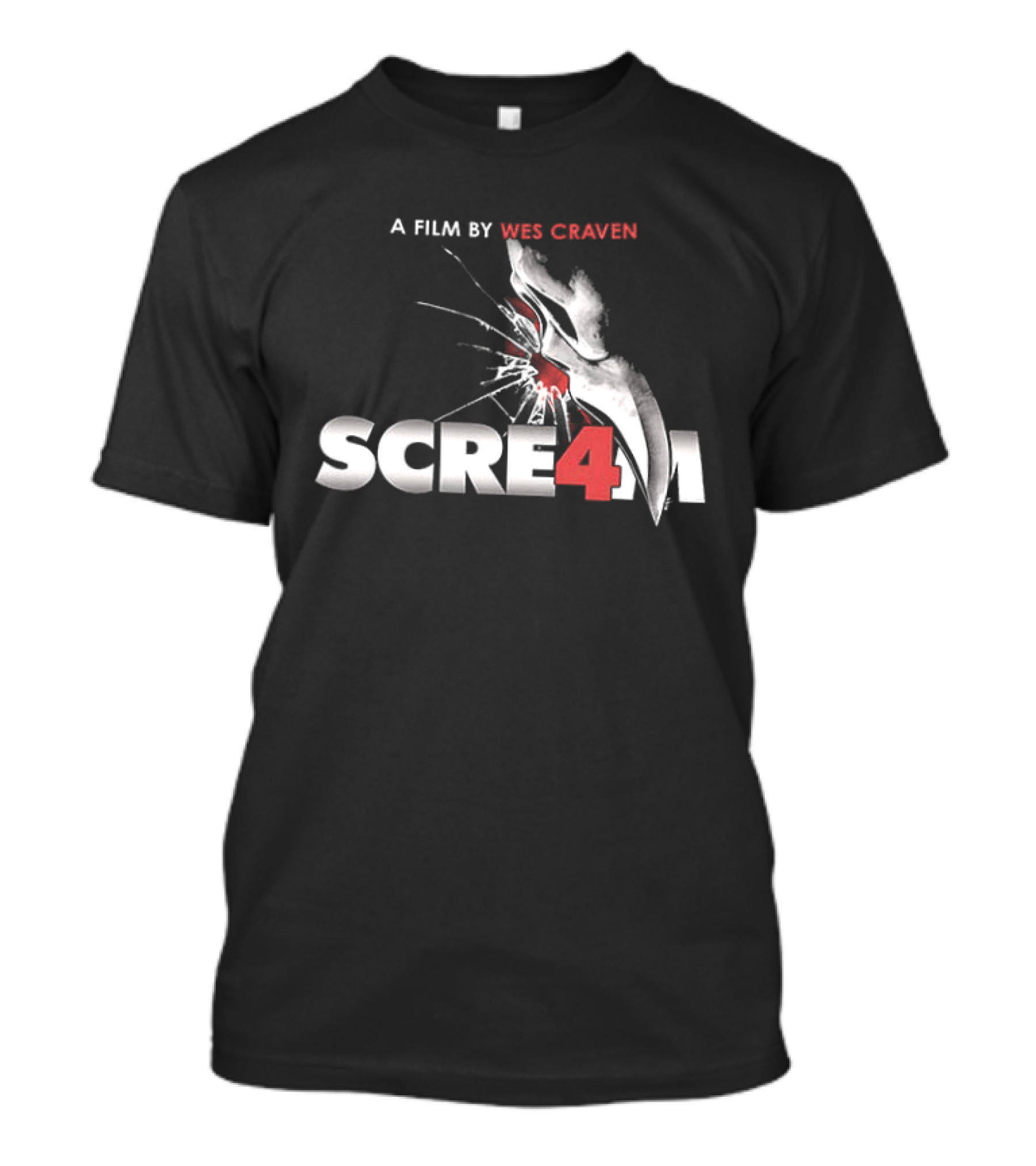 A Film By Wes Craven Scream 4 New Decade New Rules T-Shirt