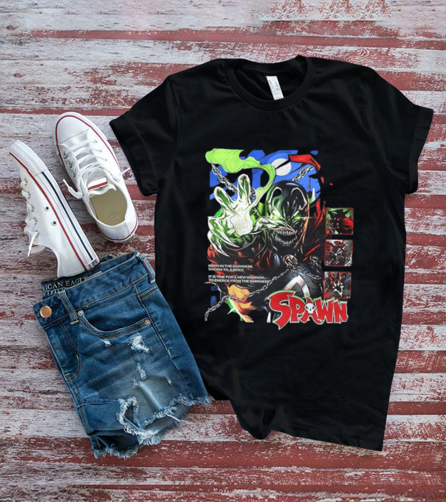 Spawn Born In The Darkness Sworn To Justice New Warrior Emerges T-Shirt