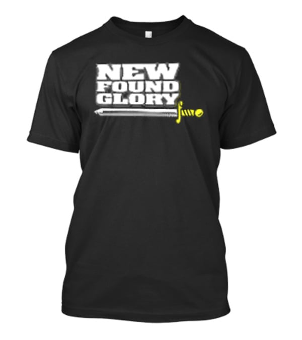 New Found Glory Kings Of Pop Punk Skeleton Card Two Sided T-Shirt