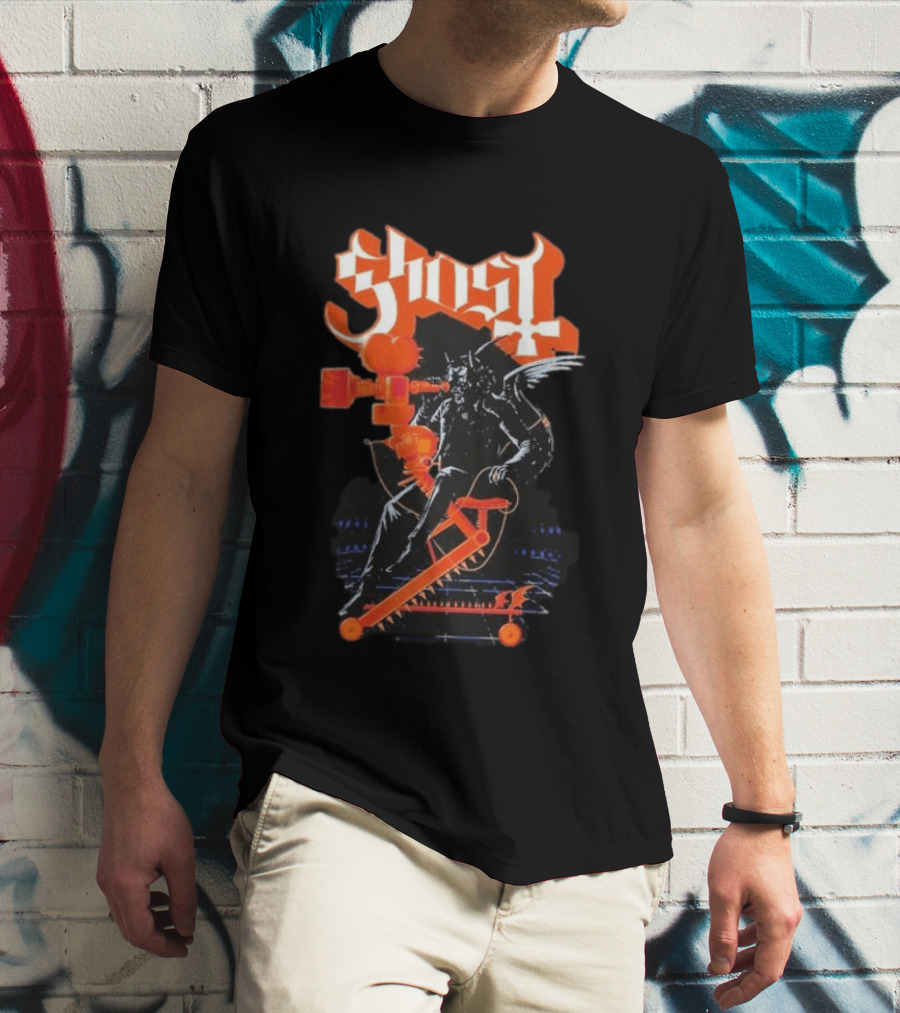 Original Ghost Auteur V The Nameless Ghouls Cinematic Camera Wings T-Shirt