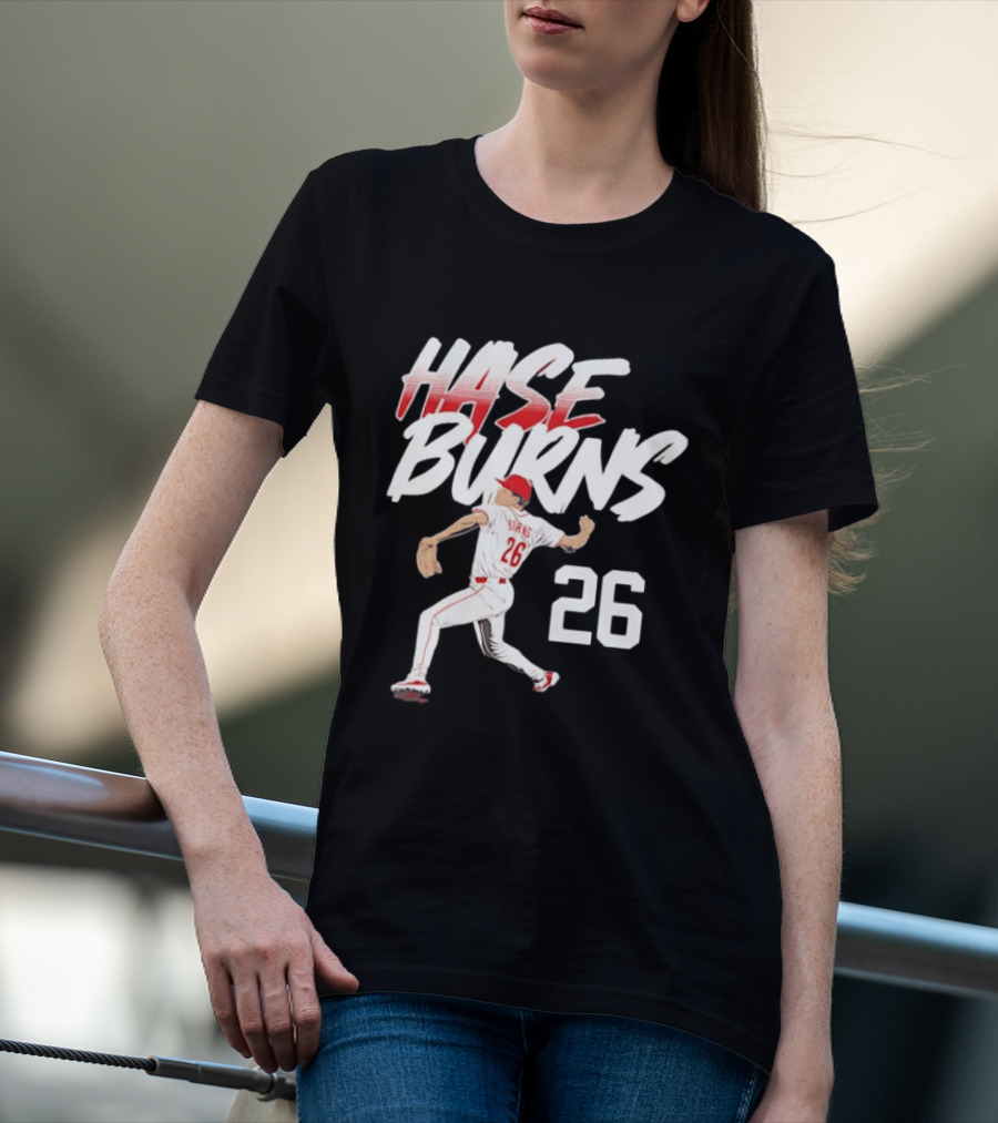 Chase Burns Cincinnati Reds Baseball Ace Number 26 T-Shirt