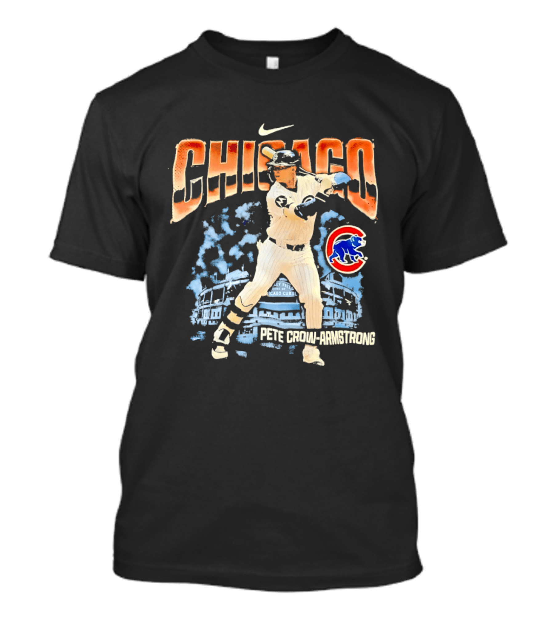 Chicago Cubs Pete Crow Armstrong Wrigley Field Nike T-Shirt
