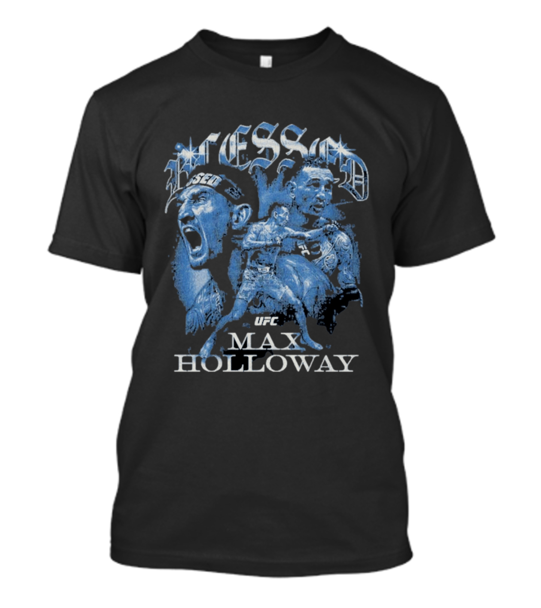 Blessed Max Holloway UFC Grunge T-Shirt