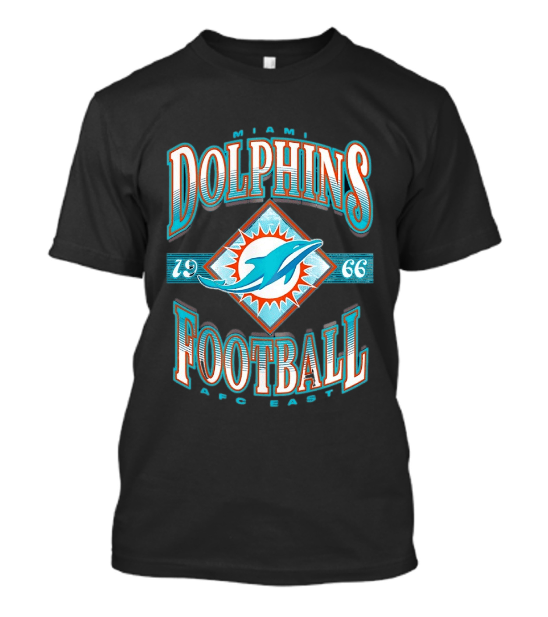 Miami Dolphins 1966 Football Team AFC East T-Shirt