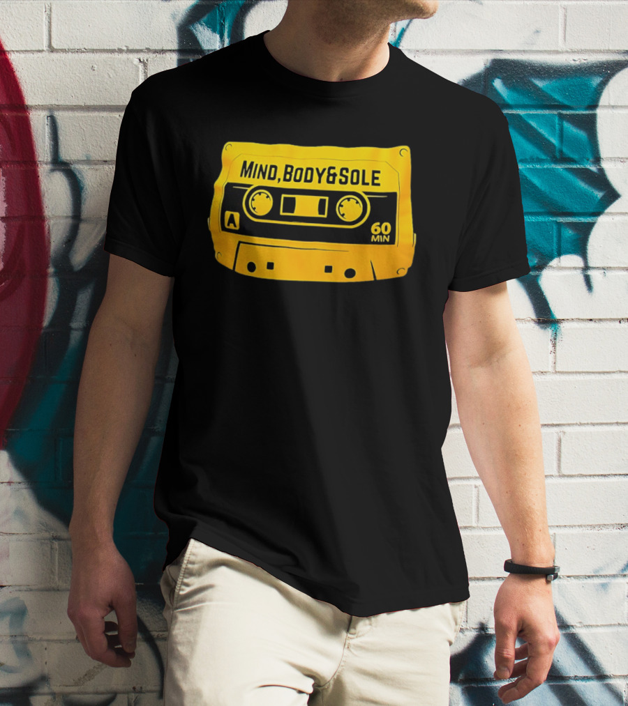 Mind Body & Sole Cassette Tape 60 Min Music T-Shirt
