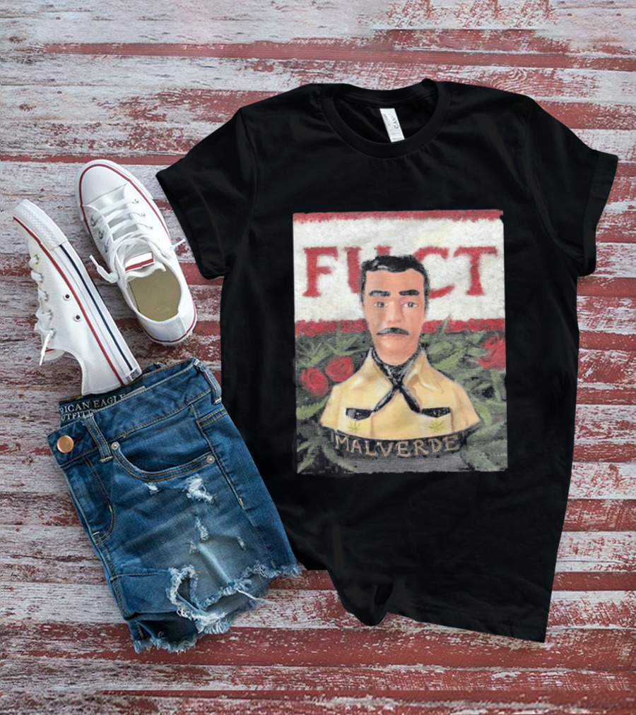 Fuct Malverde Red Roses T-Shirt