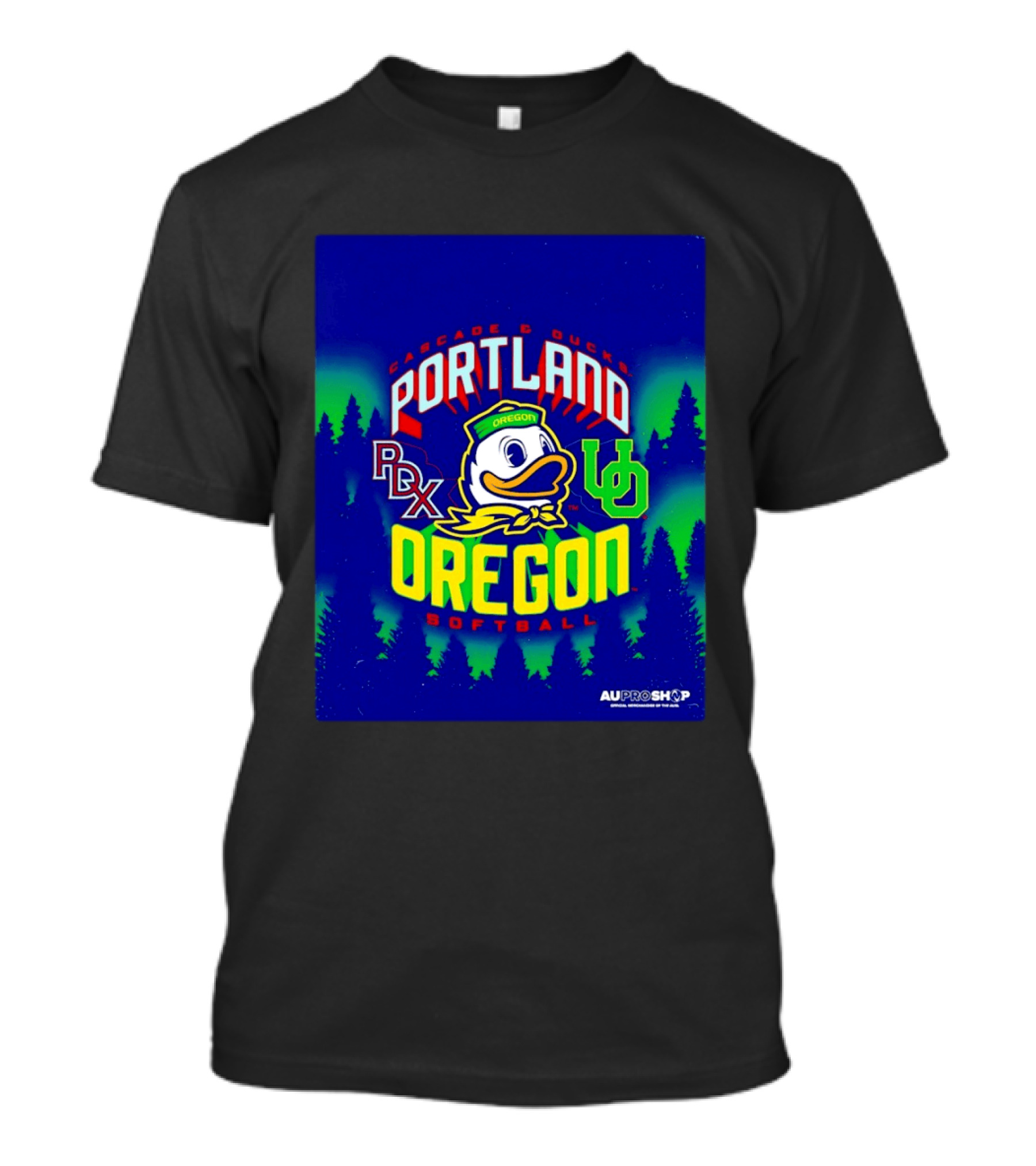 Cascade Ducks Portland RDX Oregon Softball T-Shirt
