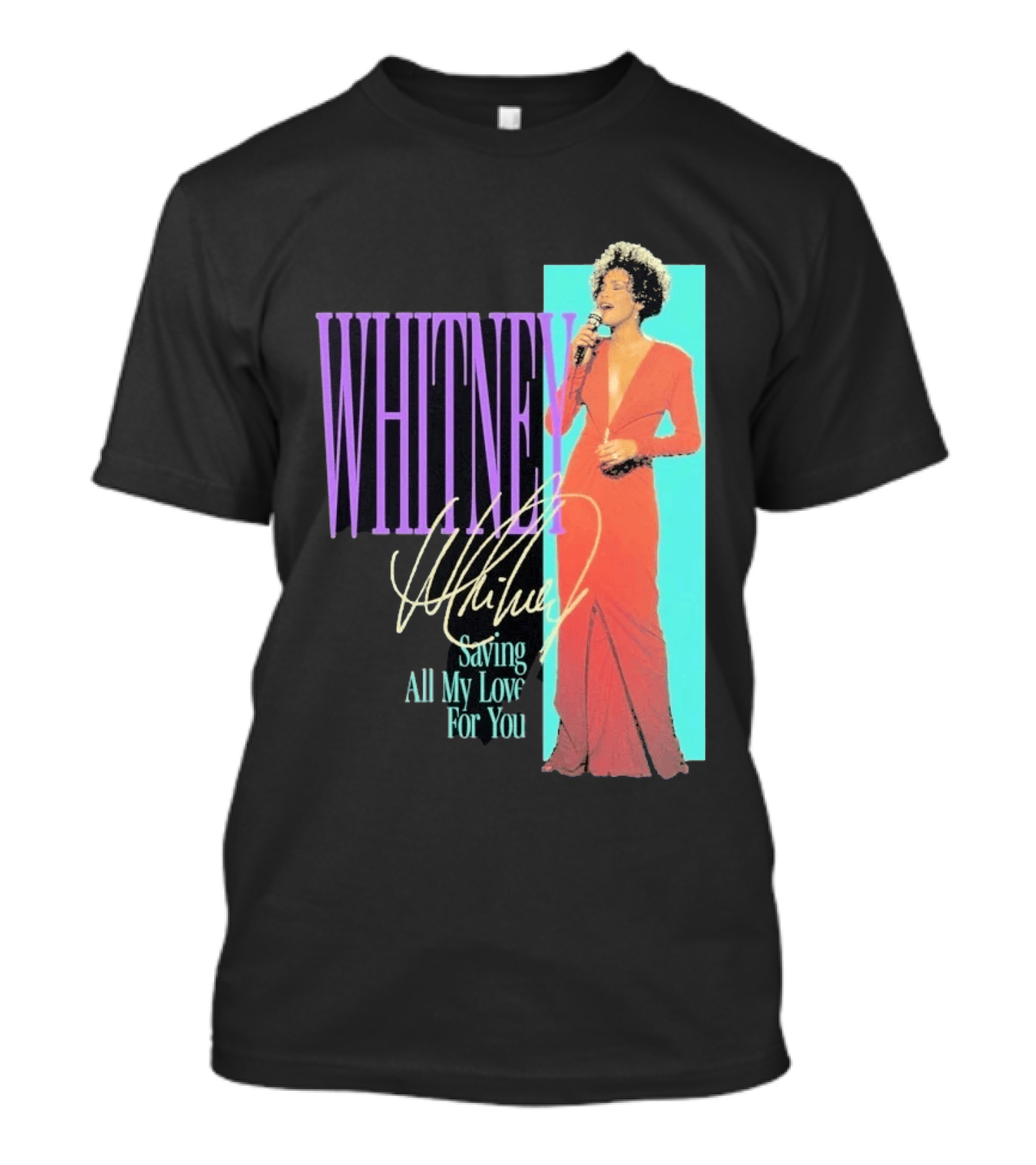 Whitney Houston Saving All My Love For You Nostalgic T-Shirt