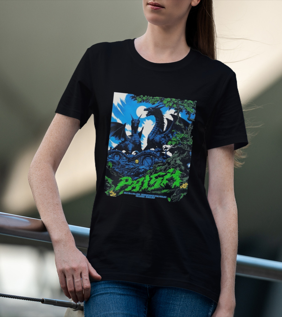 Phish Merriweather Post Pavilion July 18 19 2026 Dragons Columbia Maryland Event T-Shirt
