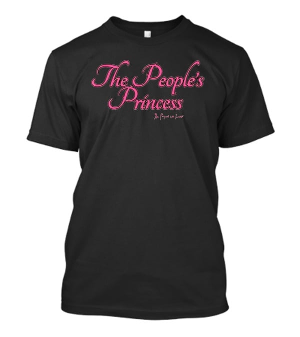 The People's Princess In We Trust Pink Script T-Shirt