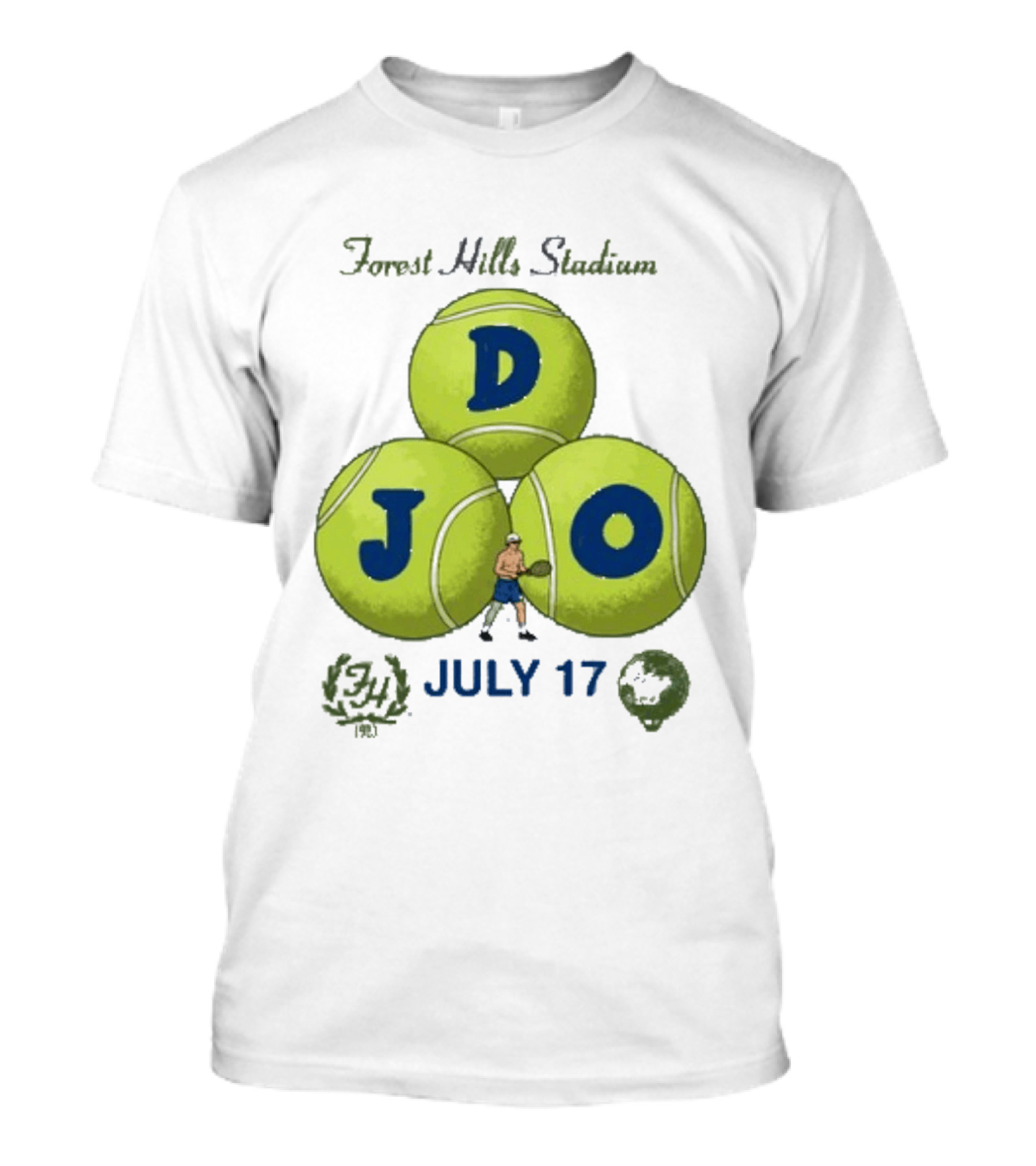 Forest Hills Stadium July 17 Tennis Event T-Shirt