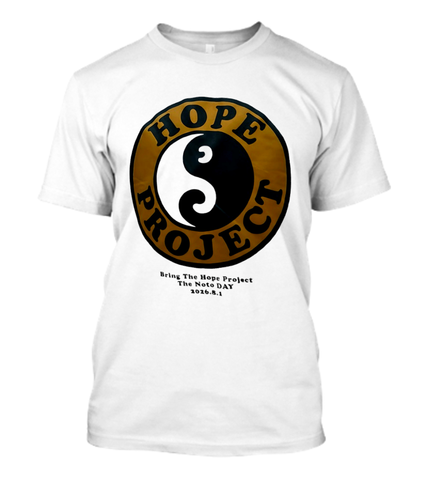 Hope Project Yin Yang Bring The Noto Day 202681 Charity T-Shirt