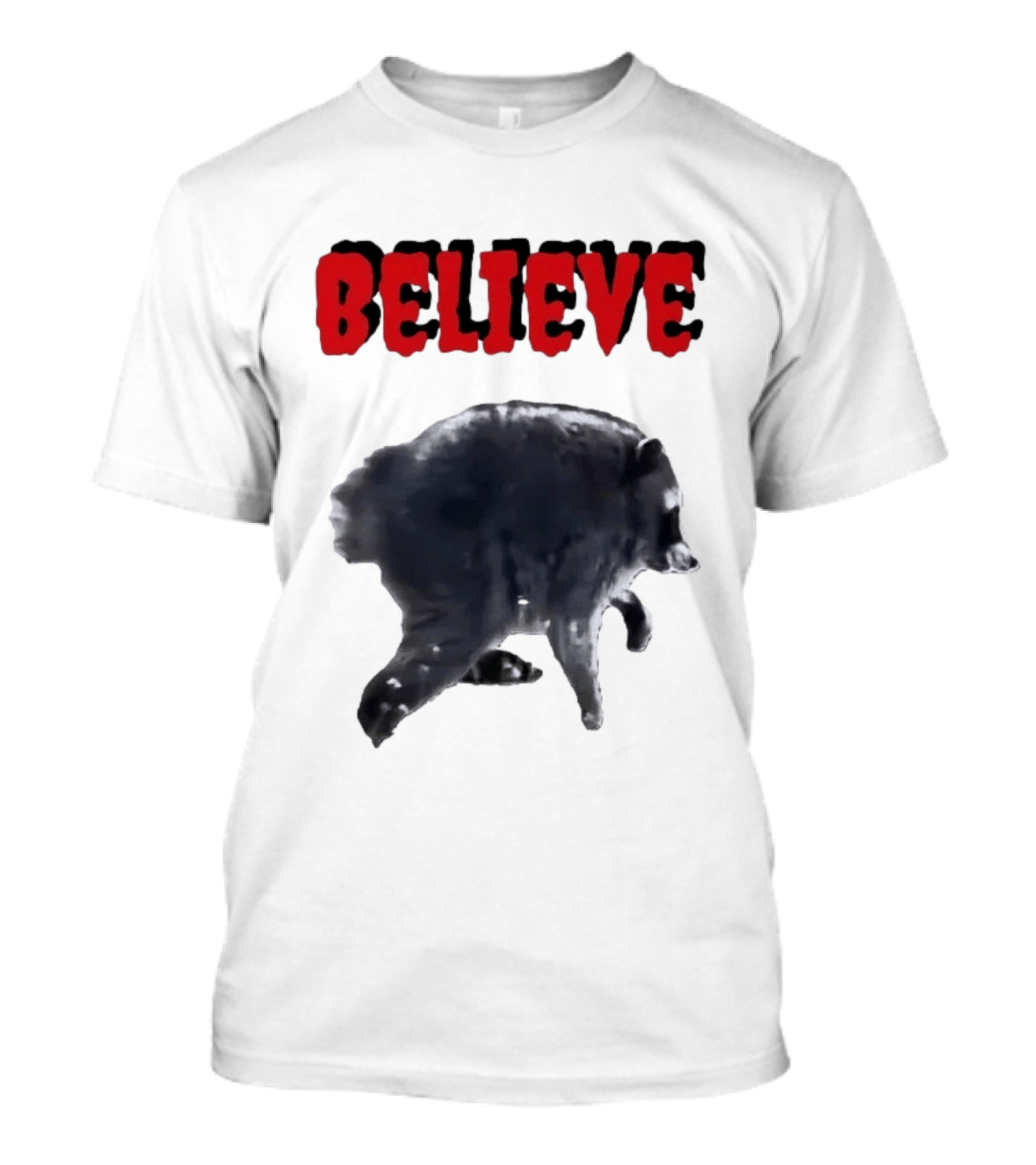 Jimothy Club Believe Raccoon T-Shirt
