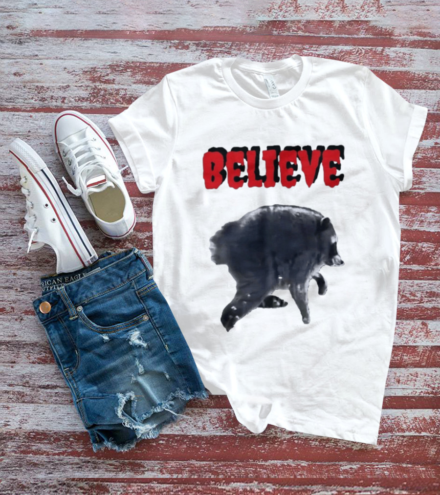 Jimothy Club Believe Raccoon T-Shirt