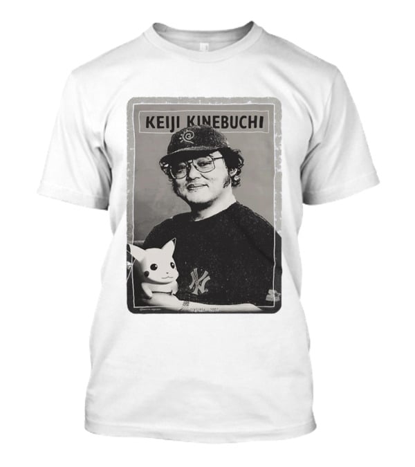 KEIJI KINEBUCHI Memorial 1956 2002 Pikachu NY Yankees Hat T-Shirt