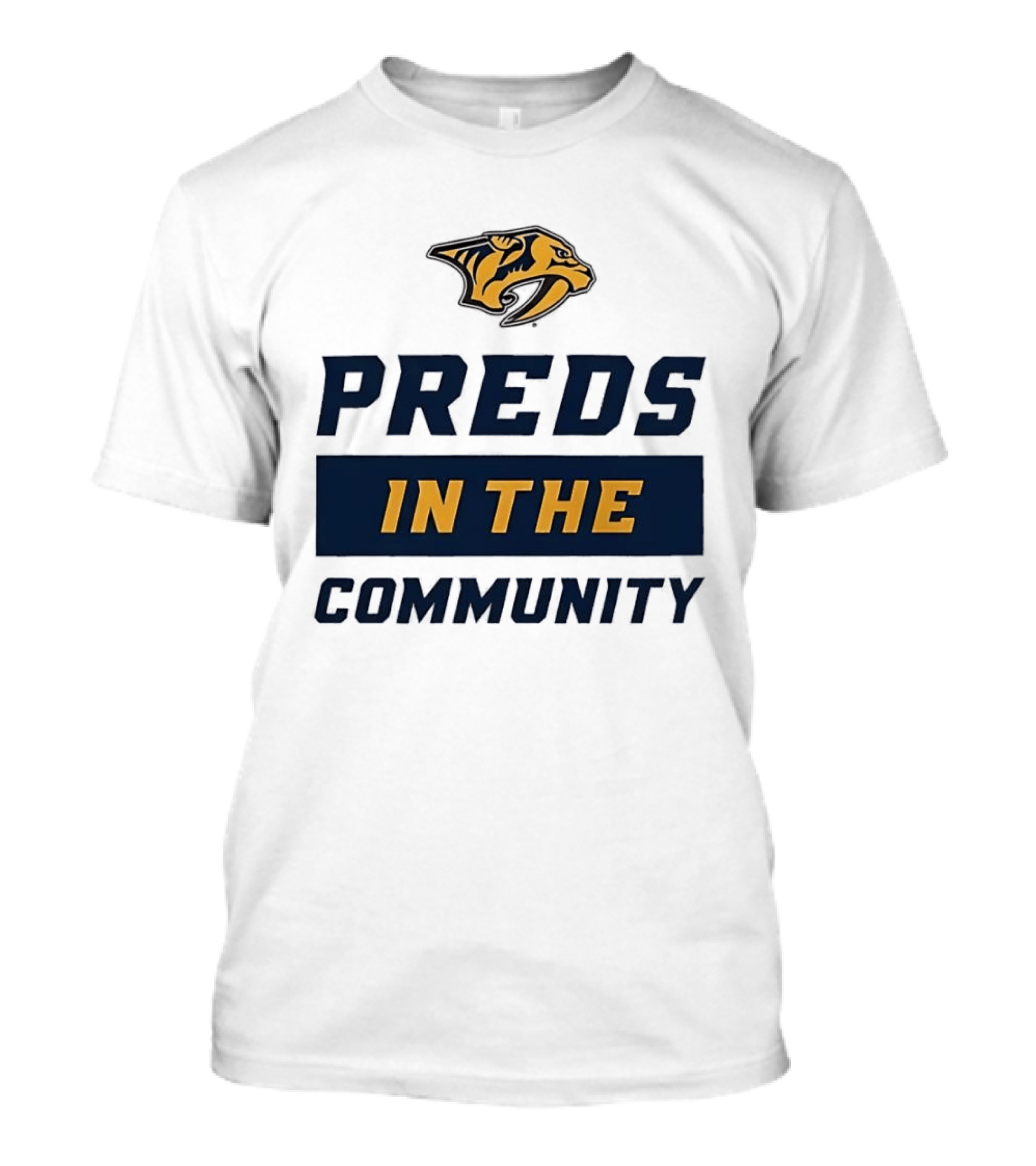 Nashville Predators Preds In The Community T-Shirt