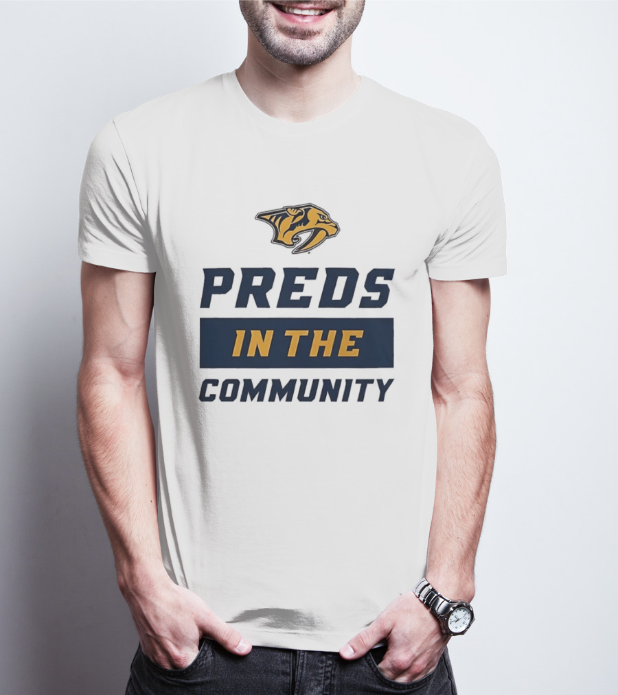 Nashville Predators Preds In The Community T-Shirt