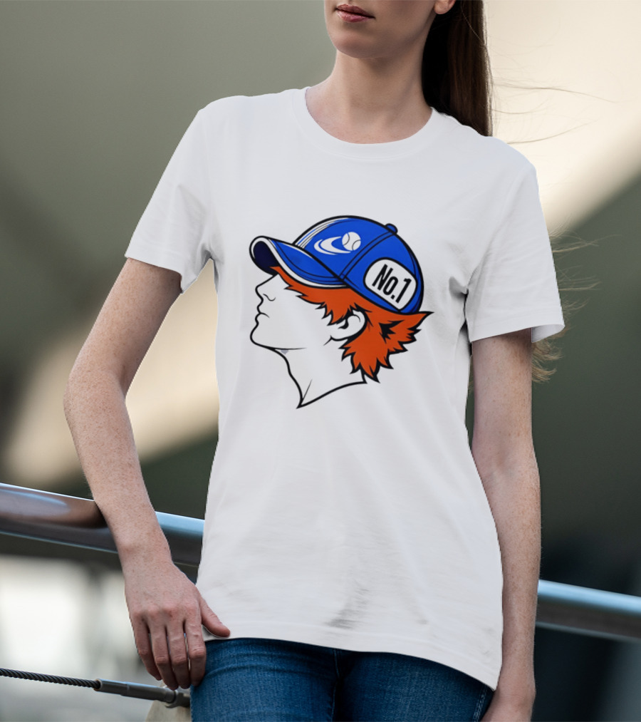 No1 Tennis Player Profile Athlete Sports Baseball Cap T-Shirt