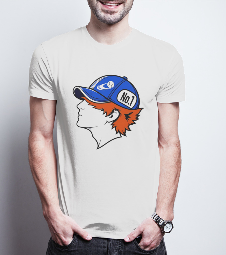 No1 Tennis Player Profile Athlete Sports Baseball Cap T-Shirt