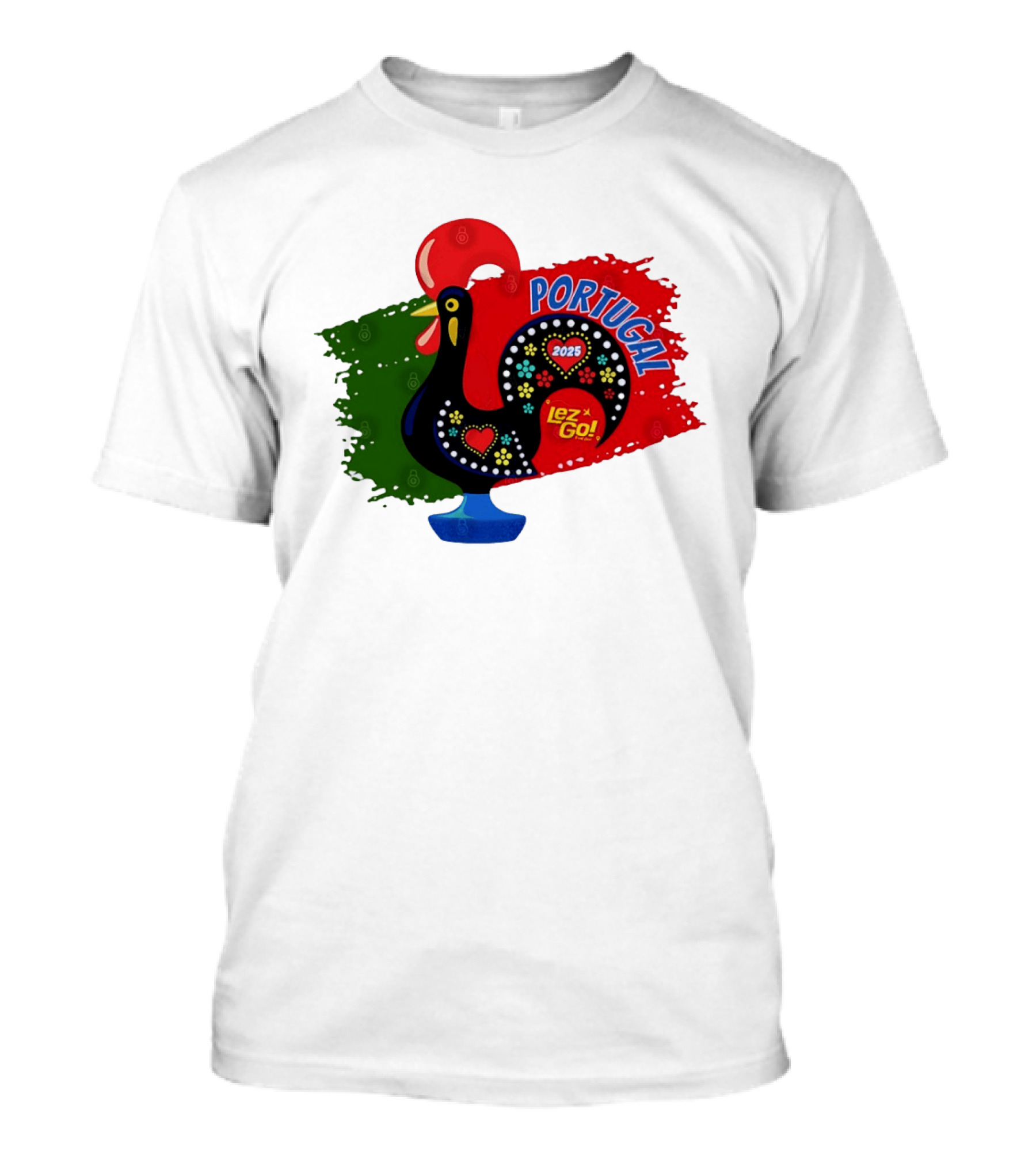 Portugal 2025 Lez Go Galo De Barcelos Rooster T-Shirt
