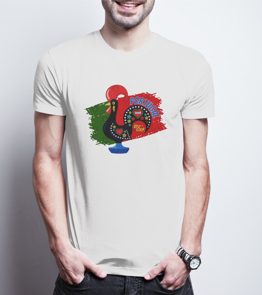 Portugal 2025 Lez Go Galo De Barcelos Rooster T-Shirt