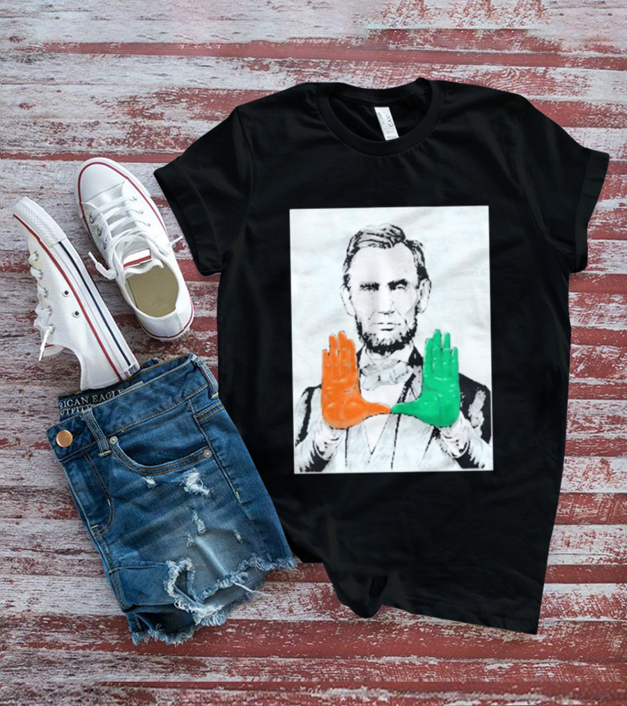 Abraham Lincoln Miami Hurricanes U Hands T-Shirt