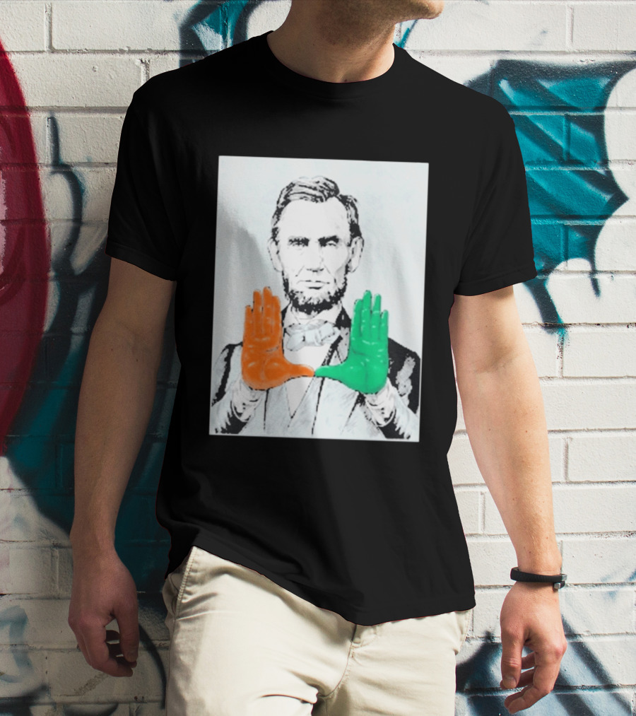 Abraham Lincoln Miami Hurricanes U Hands T-Shirt