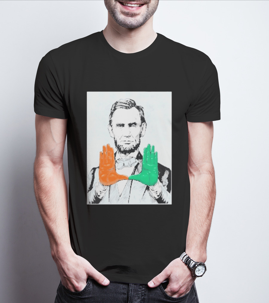 Abraham Lincoln Miami Hurricanes U Hands T-Shirt