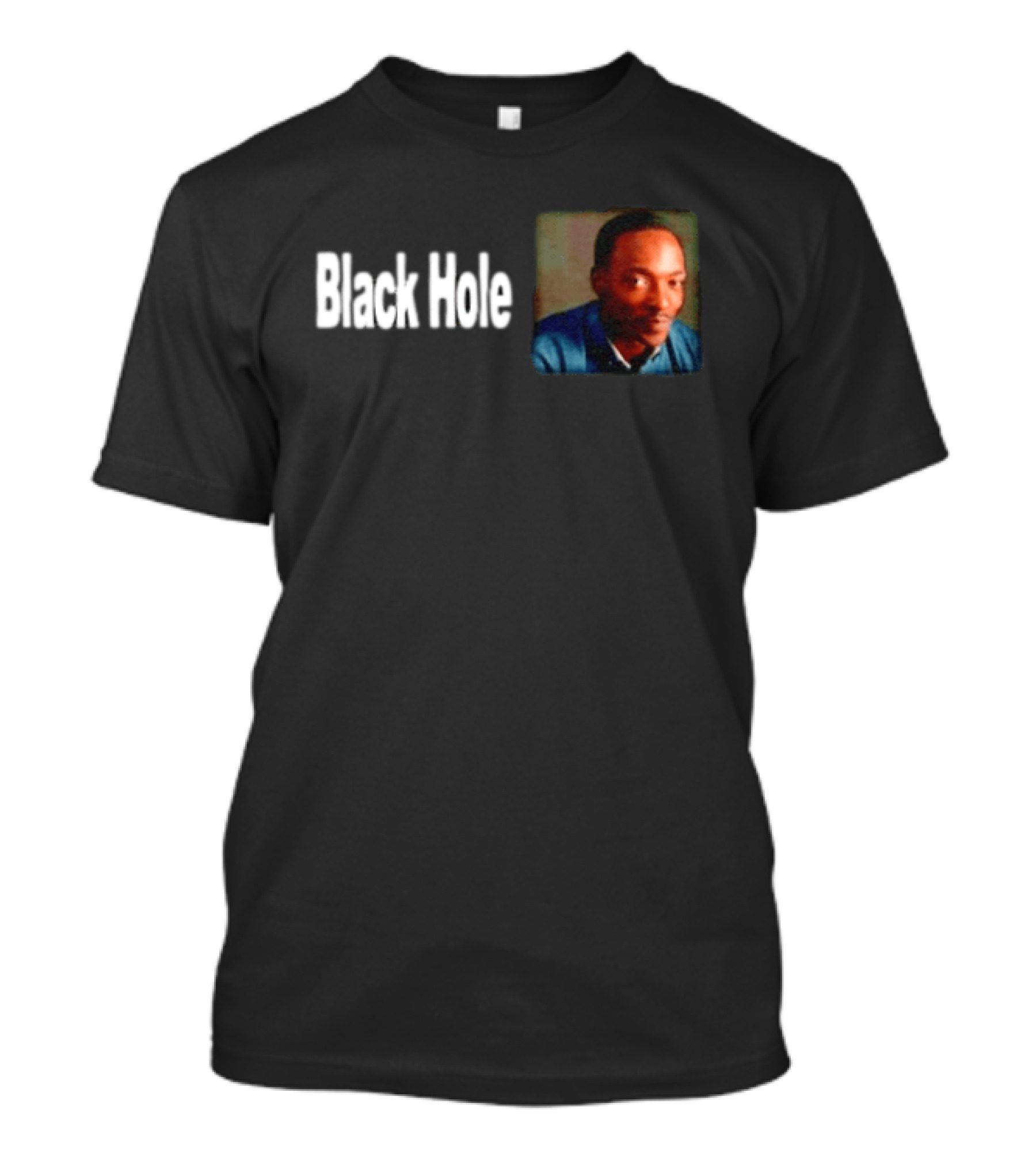 Black Hole Anthony Mackie Actor Celebrity T-Shirt