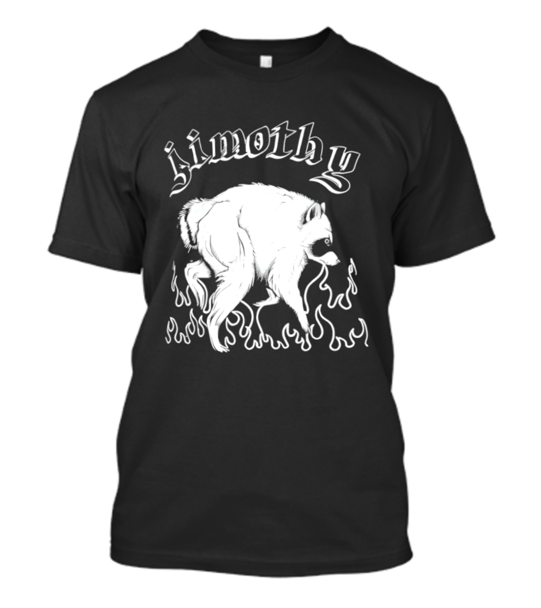 Jimothy The Ballard Raccoon Flame T-Shirt