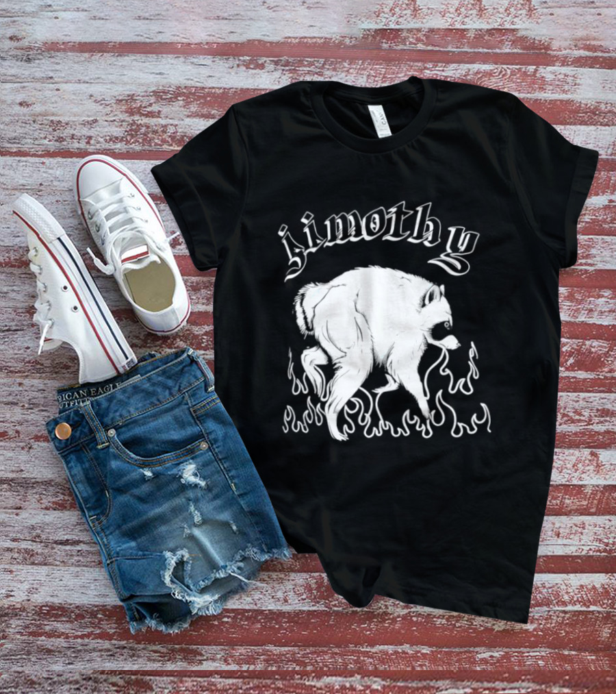 Jimothy The Ballard Raccoon Flame T-Shirt
