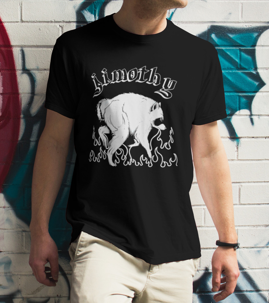 Jimothy The Ballard Raccoon Flame T-Shirt