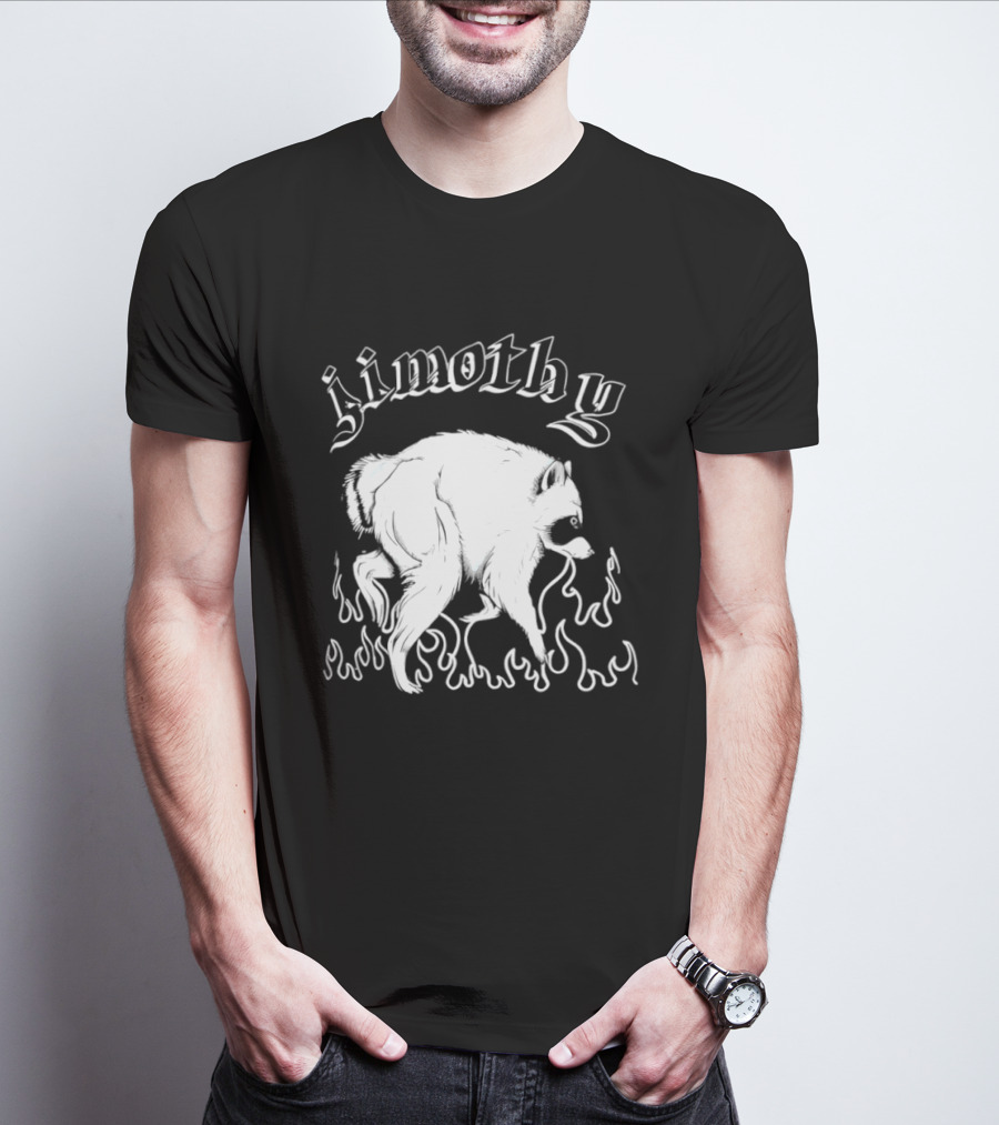 Jimothy The Ballard Raccoon Flame T-Shirt