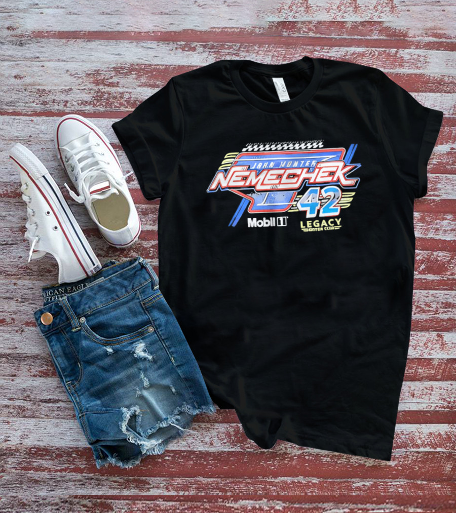 John Hunter Nemechek 42 Legacy Motor Club Mobil 1 Racing T-Shirt