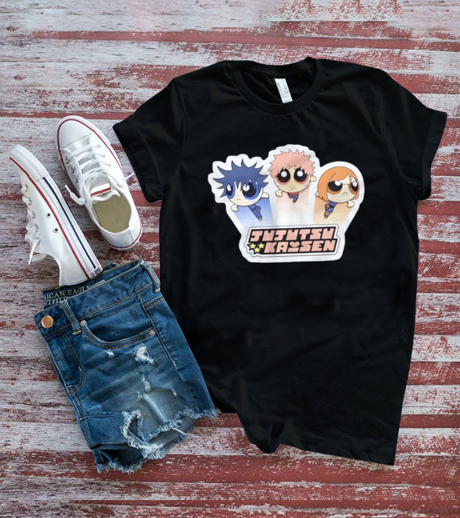 Jujutsu Kaisen Powerpuff Inspired Characters T-Shirt