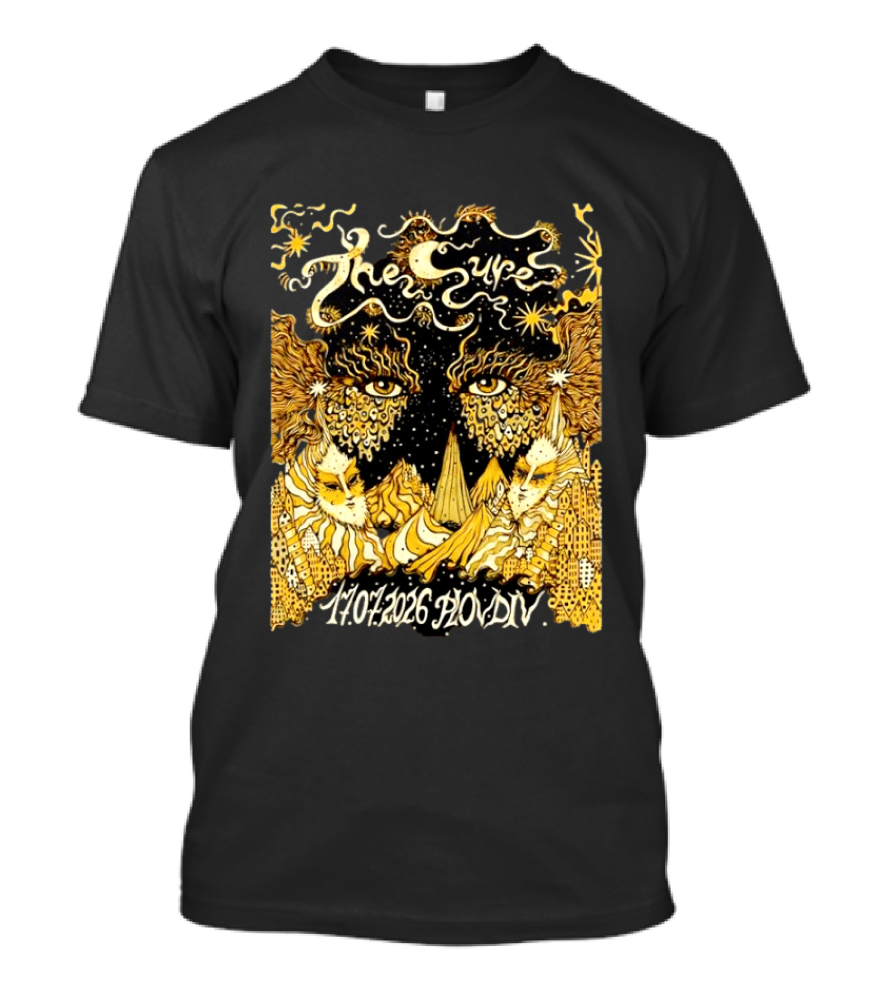 The Cure 17 July 2026 Plovdiv Concert Live Music Event T-Shirt