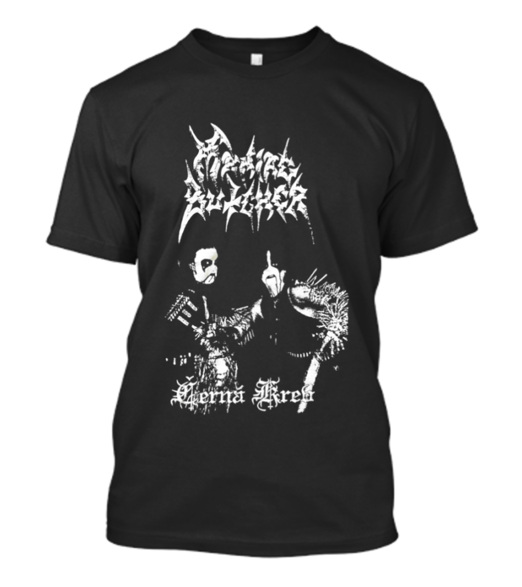 Maniac Butcher Černá Krev Black Metal Band Anthology T-Shirt