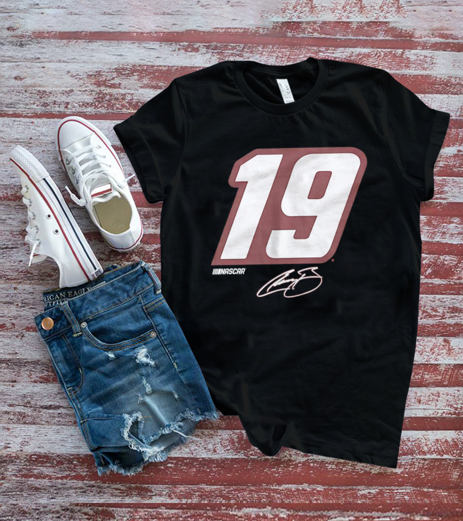 NASCAR Number 19 Racing Motorsport Signature Edition T-Shirt