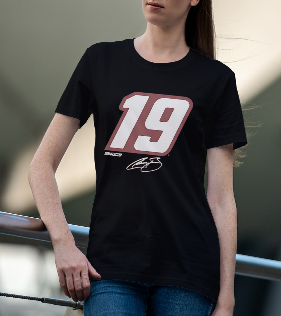 NASCAR Number 19 Racing Motorsport Signature Edition T-Shirt