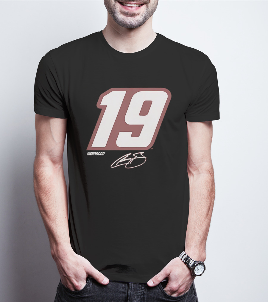 NASCAR Number 19 Racing Motorsport Signature Edition T-Shirt