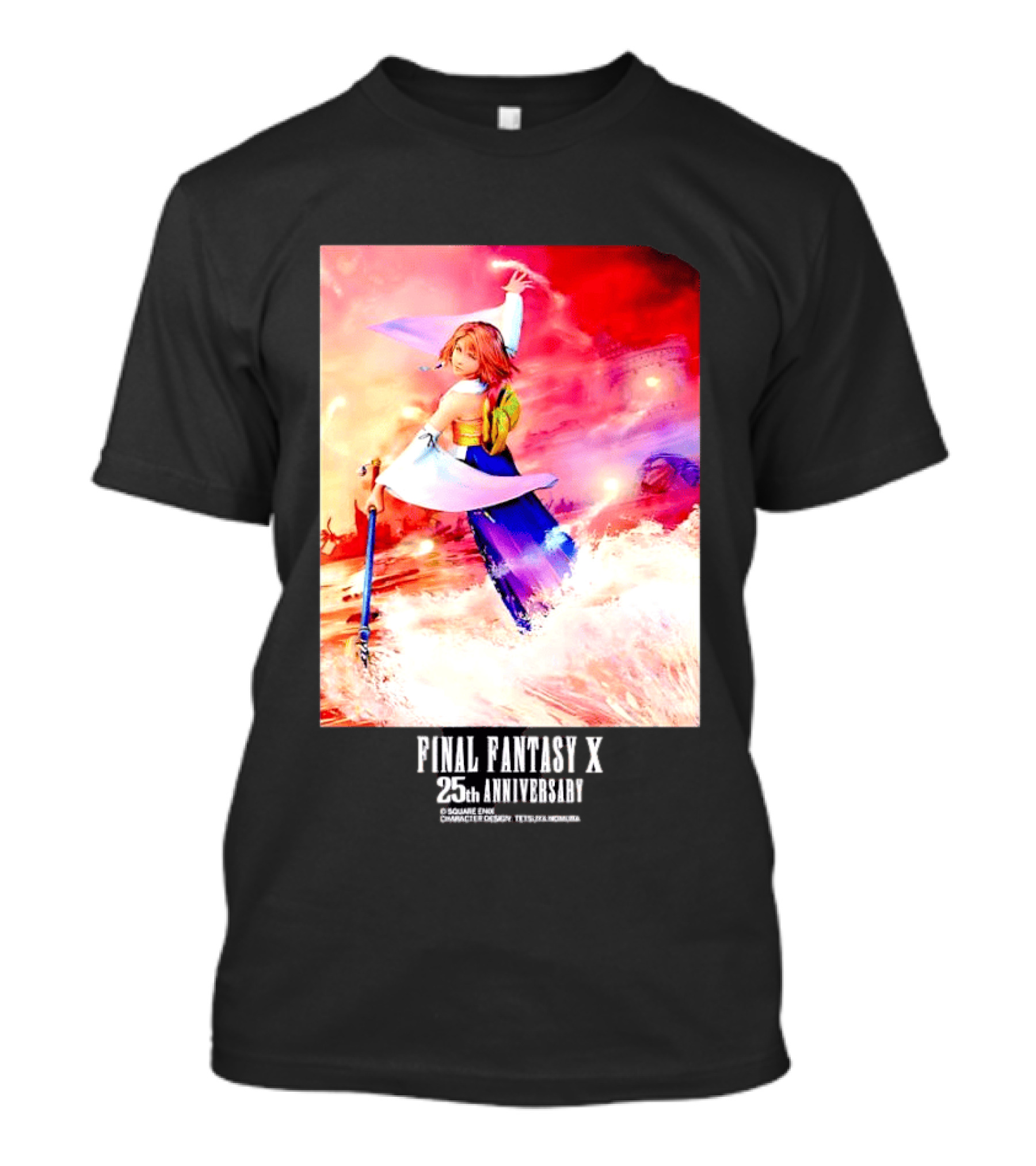 Final Fantasy X 25th Anniversary Yuna Square Enix T-Shirt
